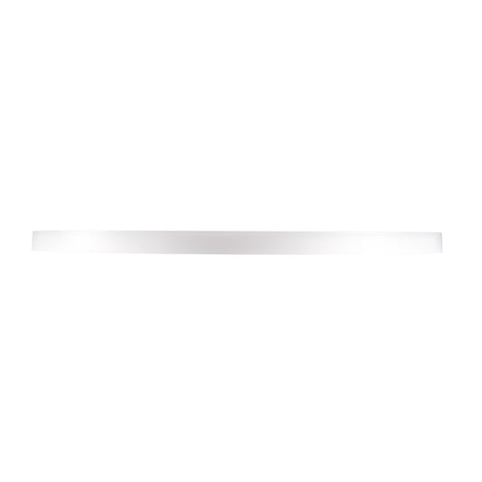 Sleek white automotive trim strip for custom vehicle styling and detailing