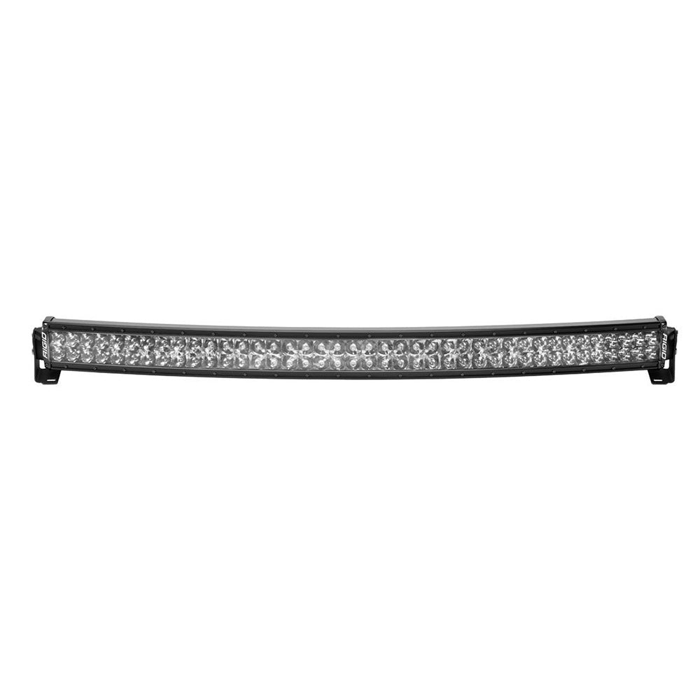 Curved LED light bar for off-road vehicles, high-output illumination, rugged black housing