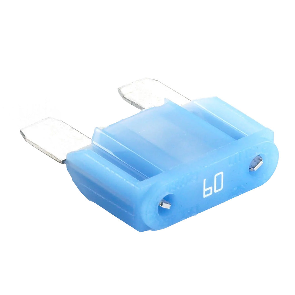 Blue 60A automotive fuse for car audio and electrical systems