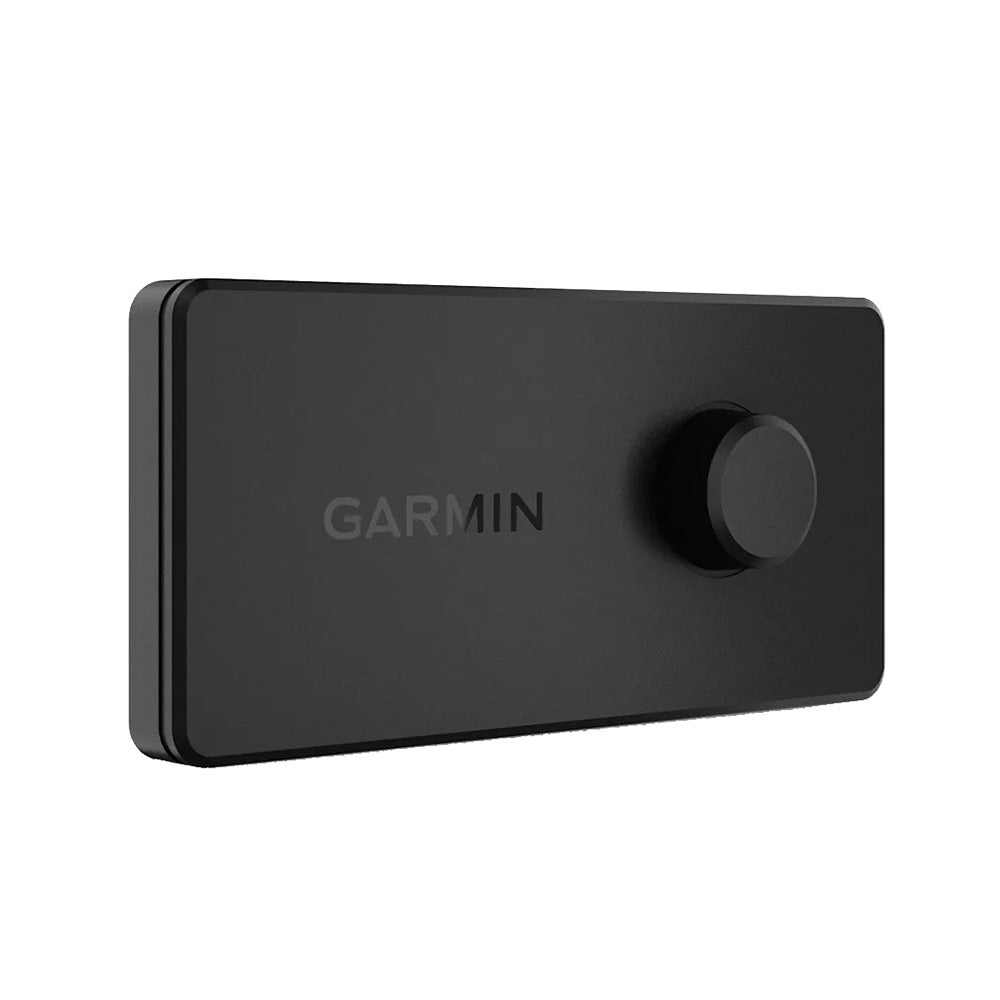 Garmin black audio control panel with rotary knob for car stereo systems