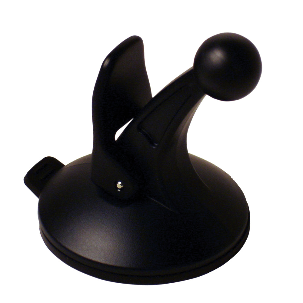 Black suction cup mount with ball head for dash or windshield phone holder