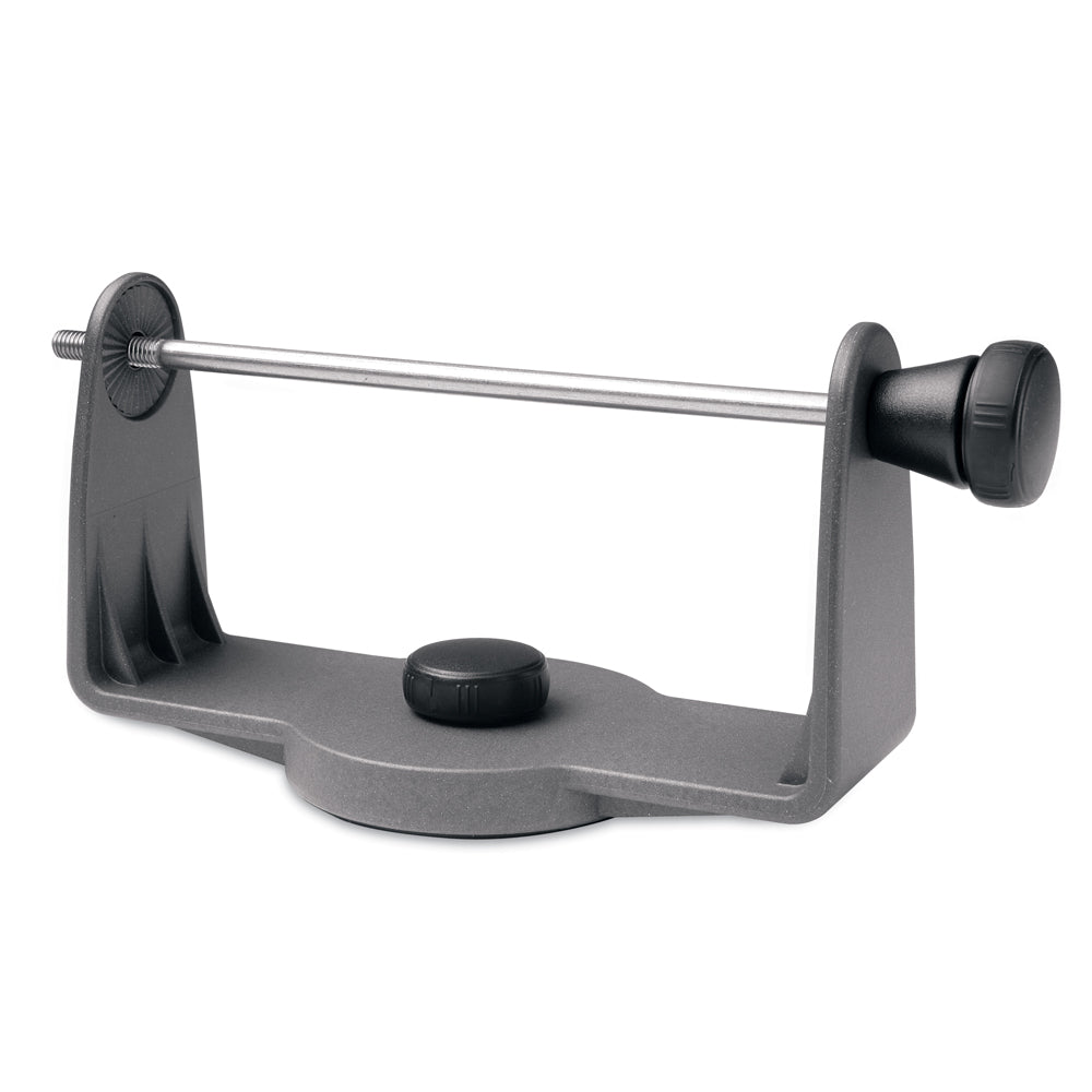 Gray plastic tool with metal rod and black knobs for auto audio installation