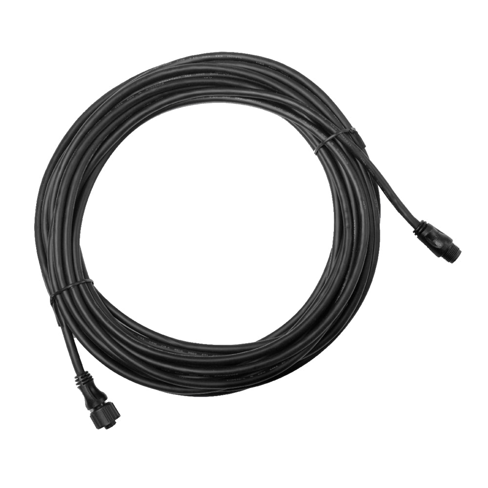 Black coiled audio cable with connectors for car stereo or home audio installation