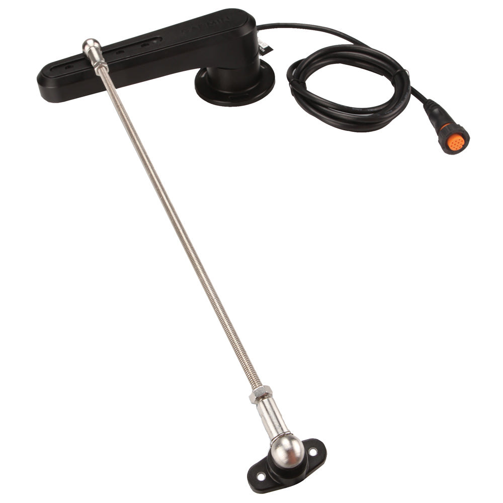 Garmin marine antenna mount with flexible metal arm and suction base for boat navigation systems