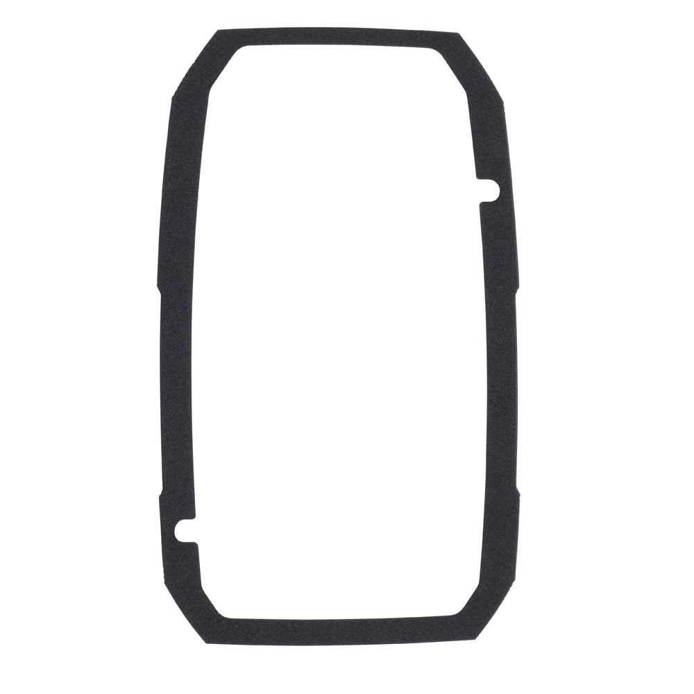Black foam speaker gasket for car audio installation, precise cut for JL Audio or Alpine systems