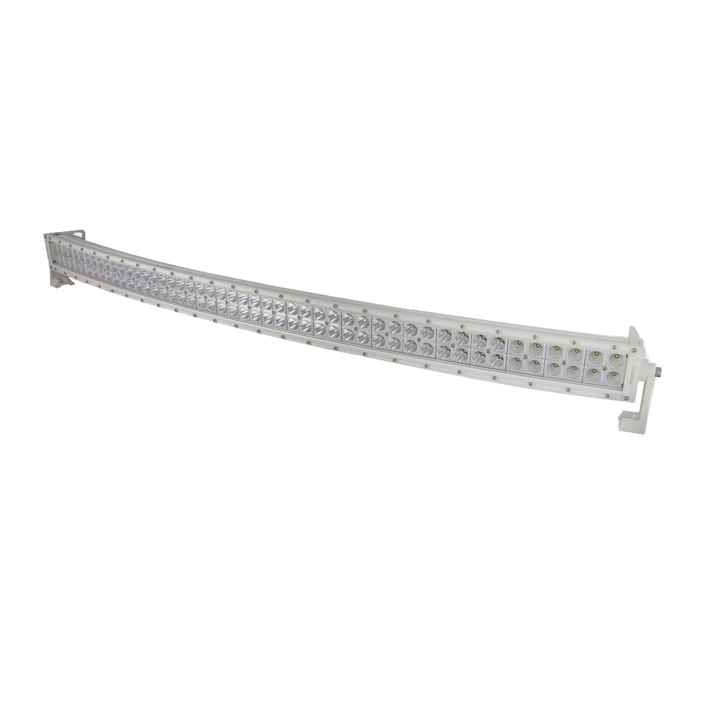 Curved LED light bar for off-road truck or SUV, high-output illumination