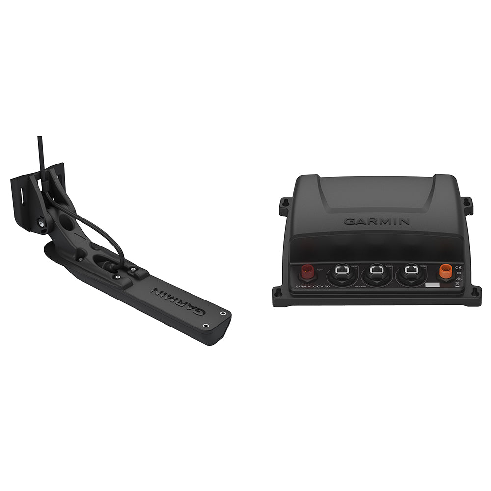 Garmin GCV 20 sonar module and transducer for marine audio and navigation systems