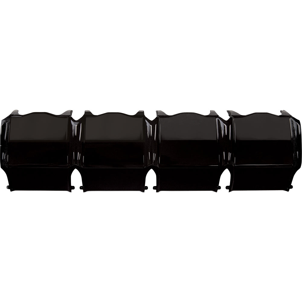 Gloss black custom car audio enclosure for JL Audio or Alpine speakers, precision crafted for high-quality installation.