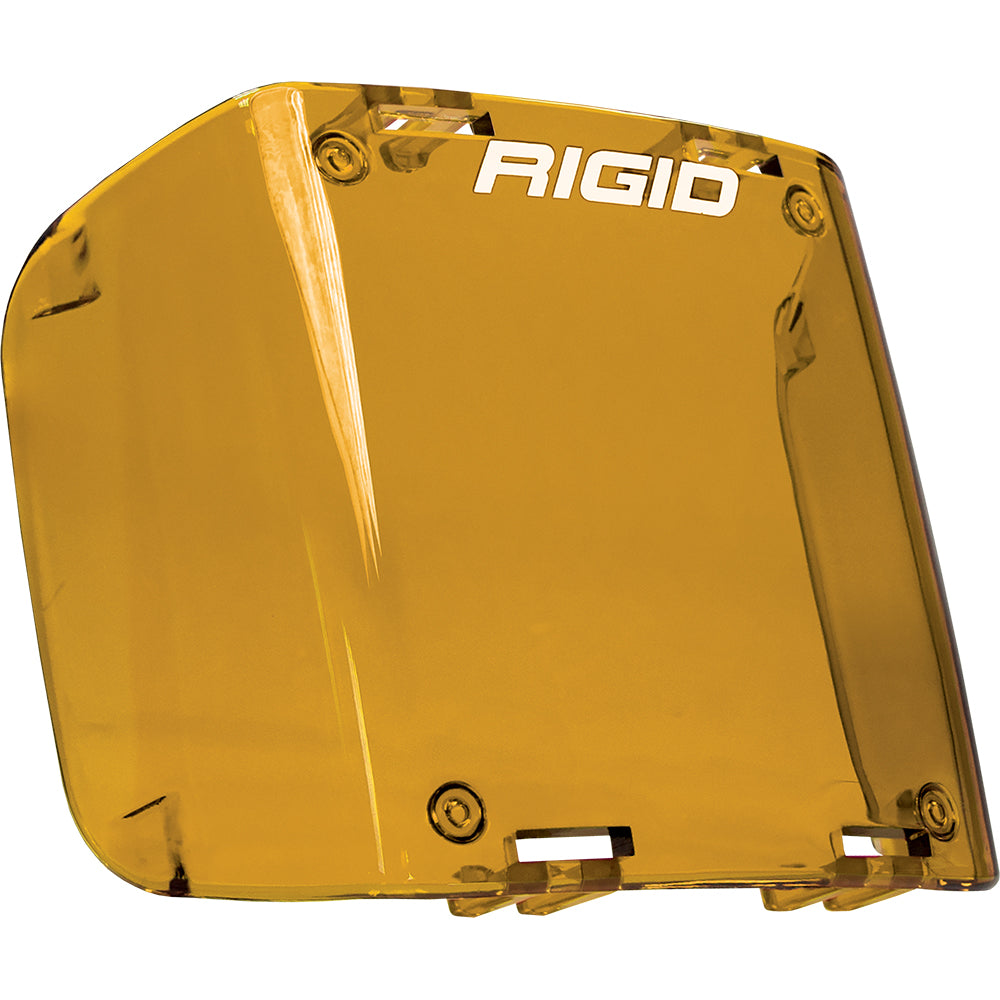 Rigid amber LED light cover with mounting hardware, durable off-road accessory