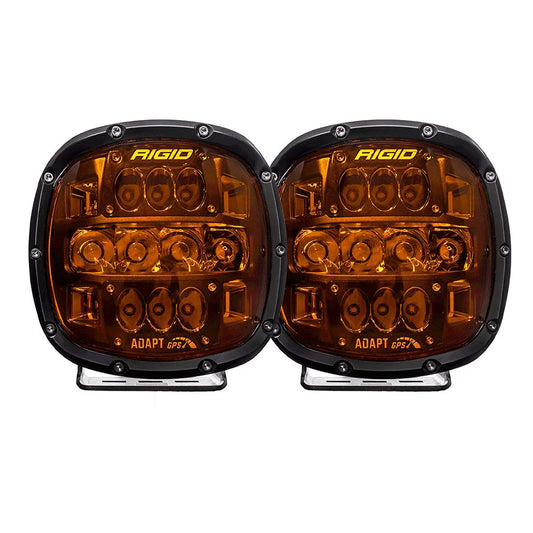 Rigid Adapt GPS amber LED off-road lights for vehicle lighting upgrades