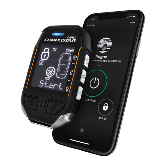 Compustar RFX-2WT12-SS 2-Way LCD Remote Start & Security System with LTE
