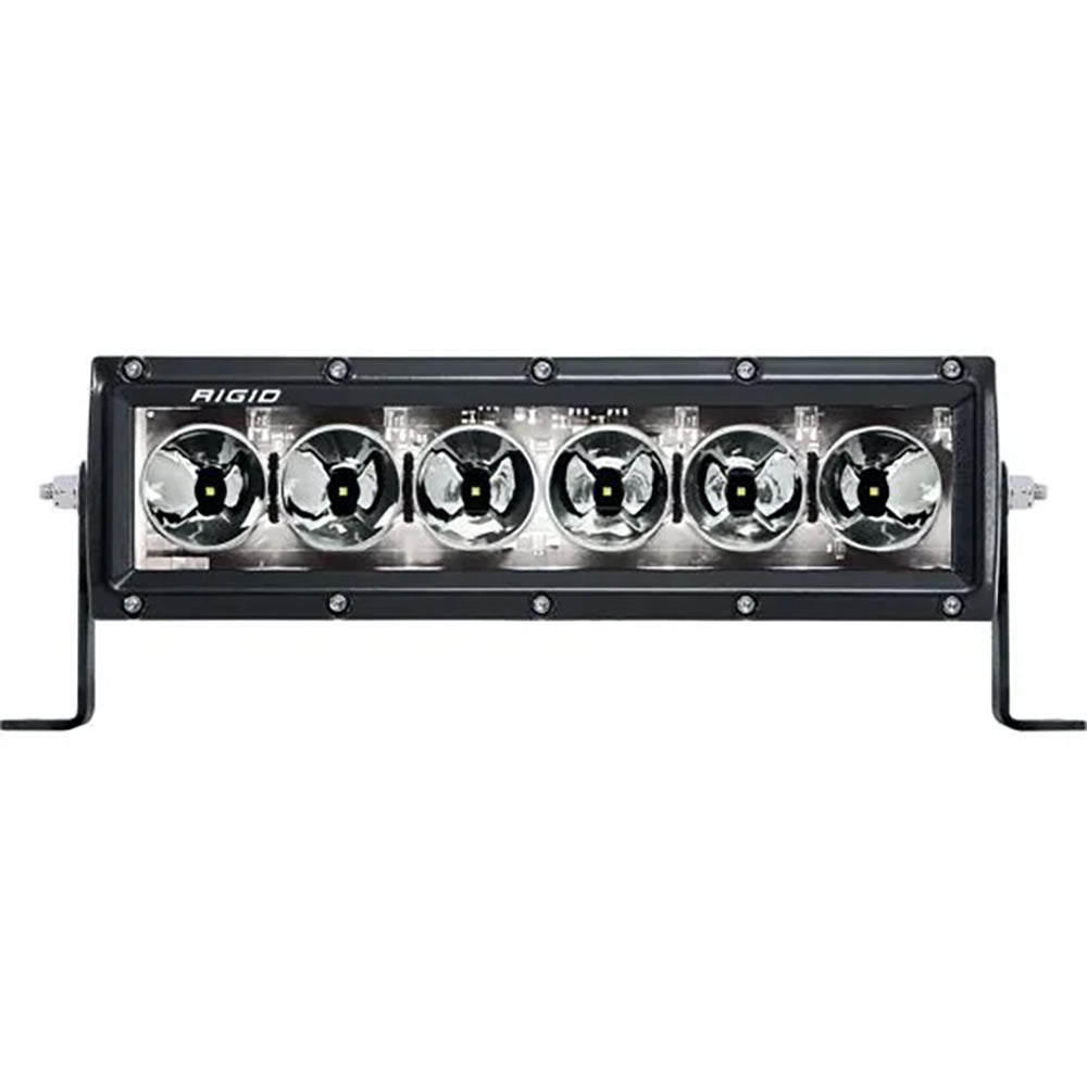 Rigid Industries LED light bar for off-road vehicles, featuring six circular lenses and durable black housing.