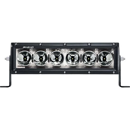 Rigid Industries LED light bar for off-road vehicles, featuring six circular lenses and durable black housing.