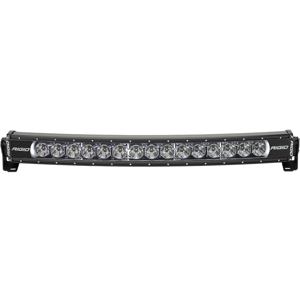 Rigid Industries curved LED light bar for off-road vehicle lighting