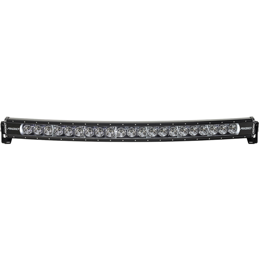 Rigid Industries curved LED light bar for off-road vehicle lighting, high-output illumination