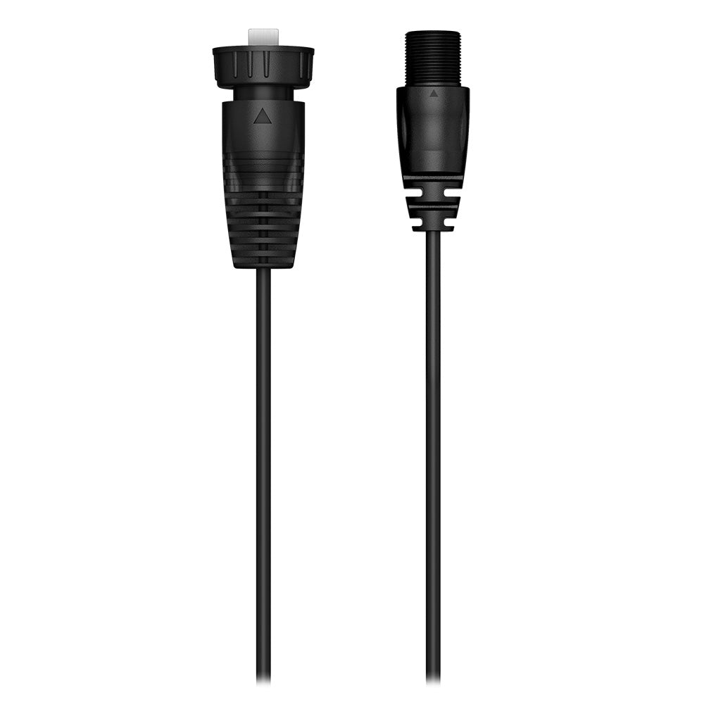 Black audio cable with USB-C and XLR connectors for car or home audio systems