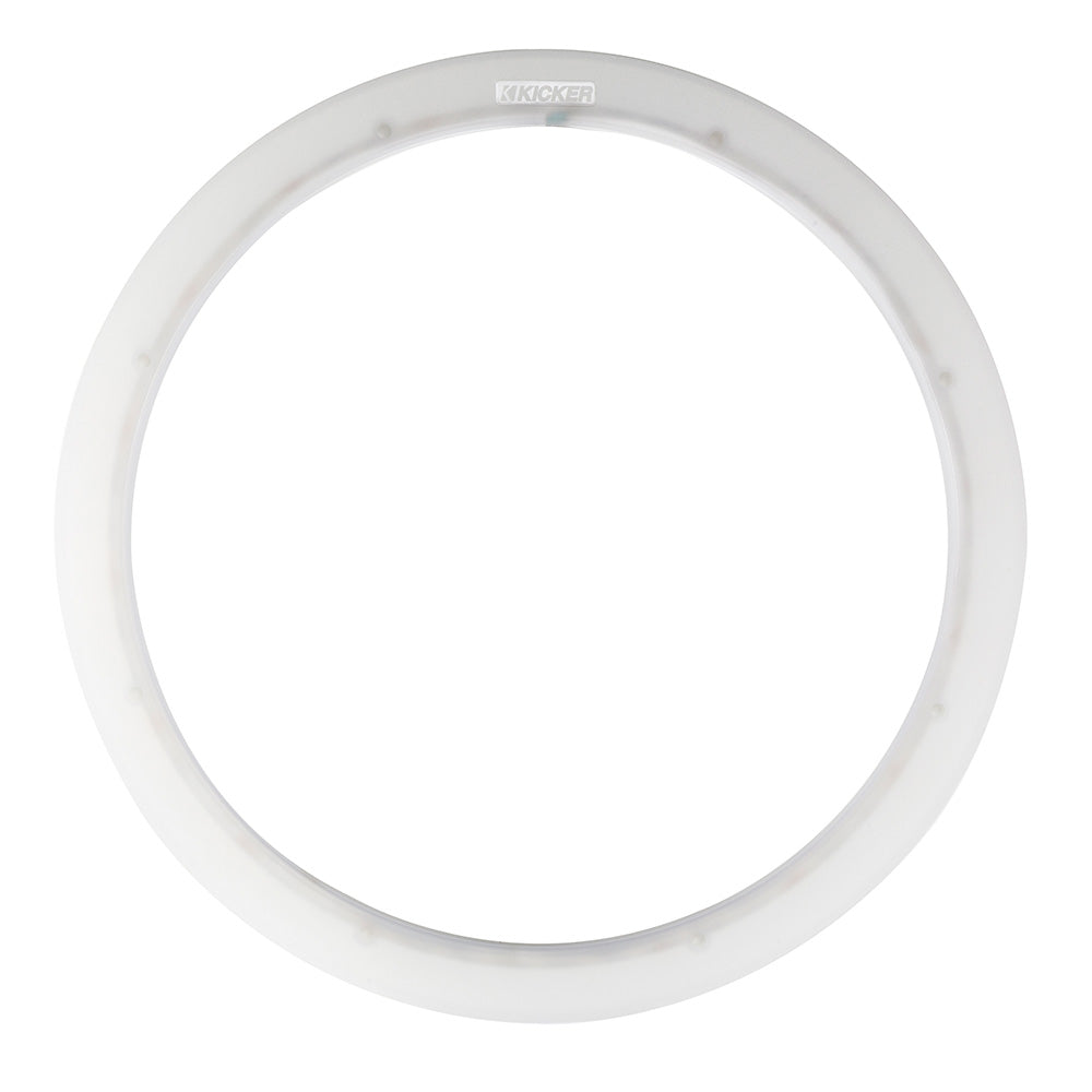 Kicker white speaker trim ring for car audio installation