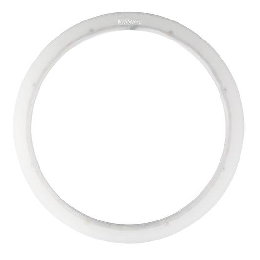 Kicker white speaker trim ring for car audio installation