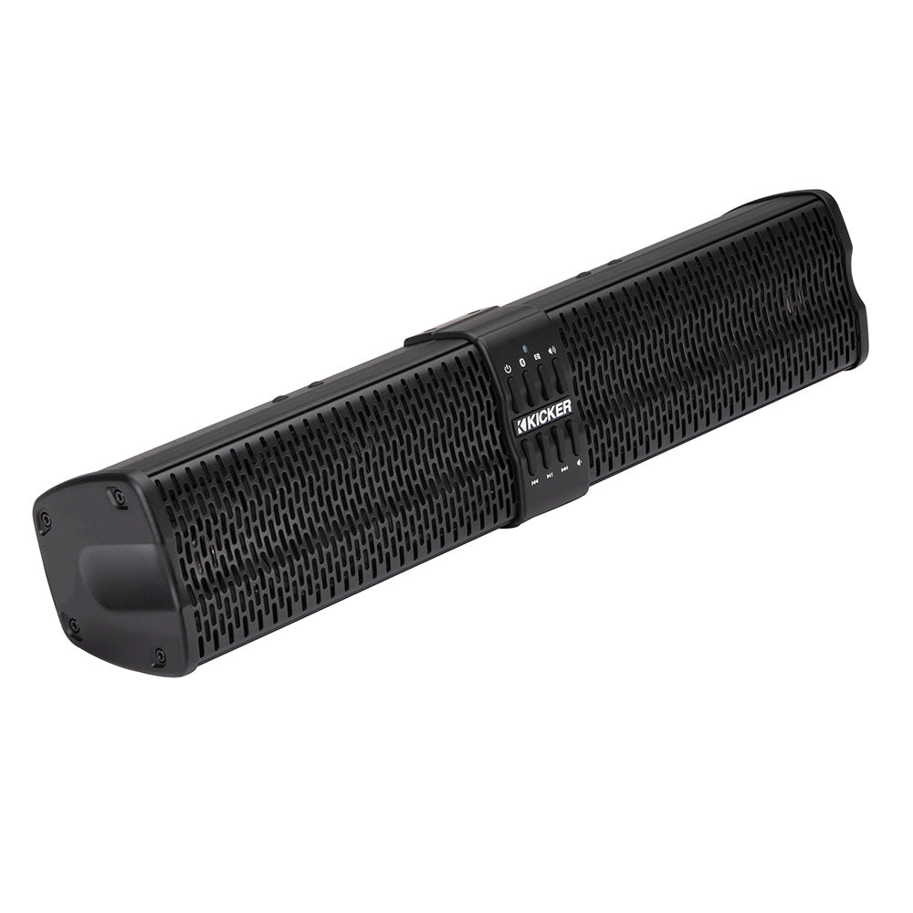 Kicker marine Bluetooth speaker with control panel, ideal for car or boat audio systems