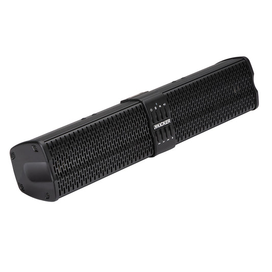 Kicker marine Bluetooth speaker with control panel, ideal for car or boat audio systems