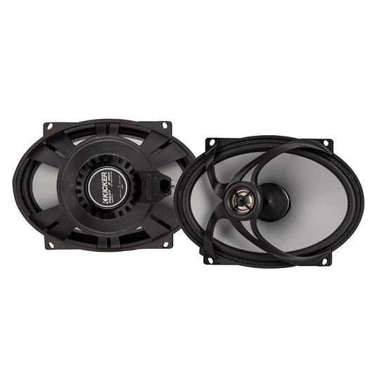 Kicker 6x9 car speakers with dual cone design for high-quality audio installation