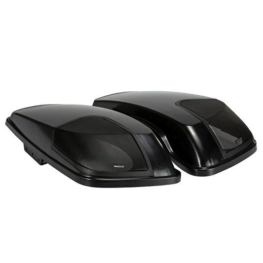 Kicker marine speakers for boat audio systems, black waterproof design