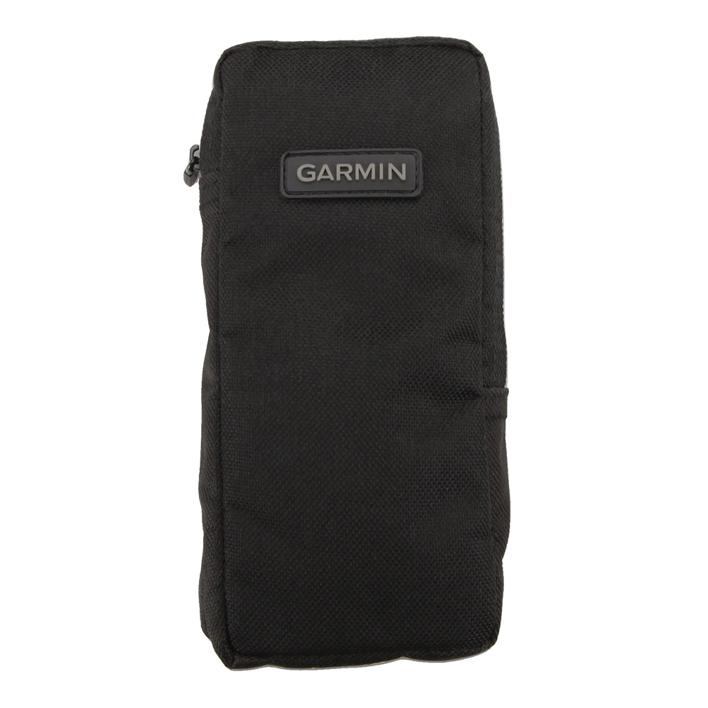 Black Garmin protective case with zippered closure for GPS devices