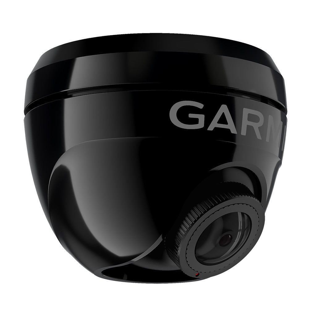 Garmin black dome camera with adjustable lens for vehicle or home security installation