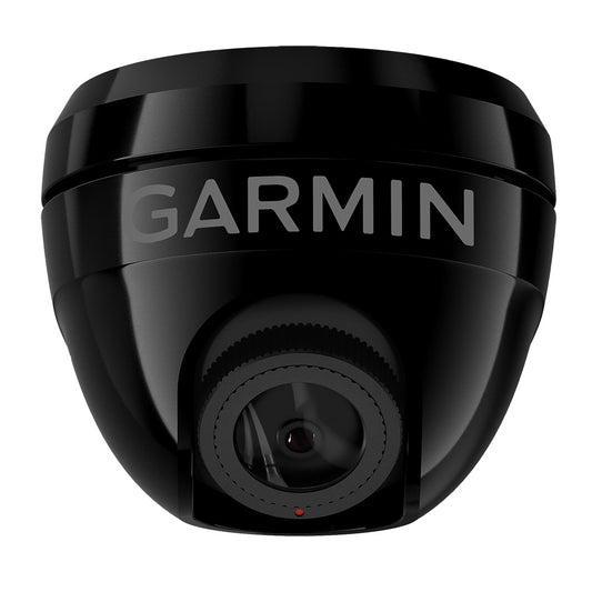 Garmin dash cam with sleek black design and clear lens for vehicle recording
