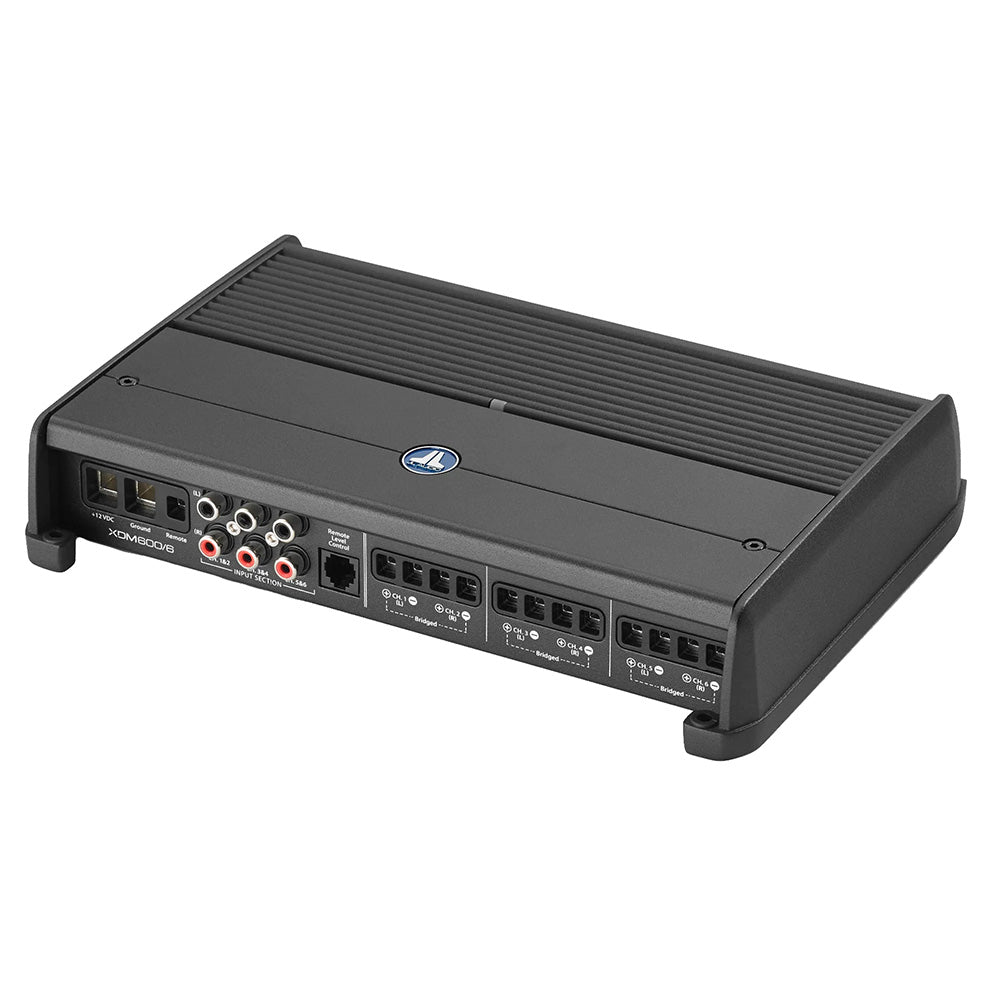 Alpine XDM600.6 6-channel car amplifier with RCA inputs and speaker terminals for high-quality audio installation