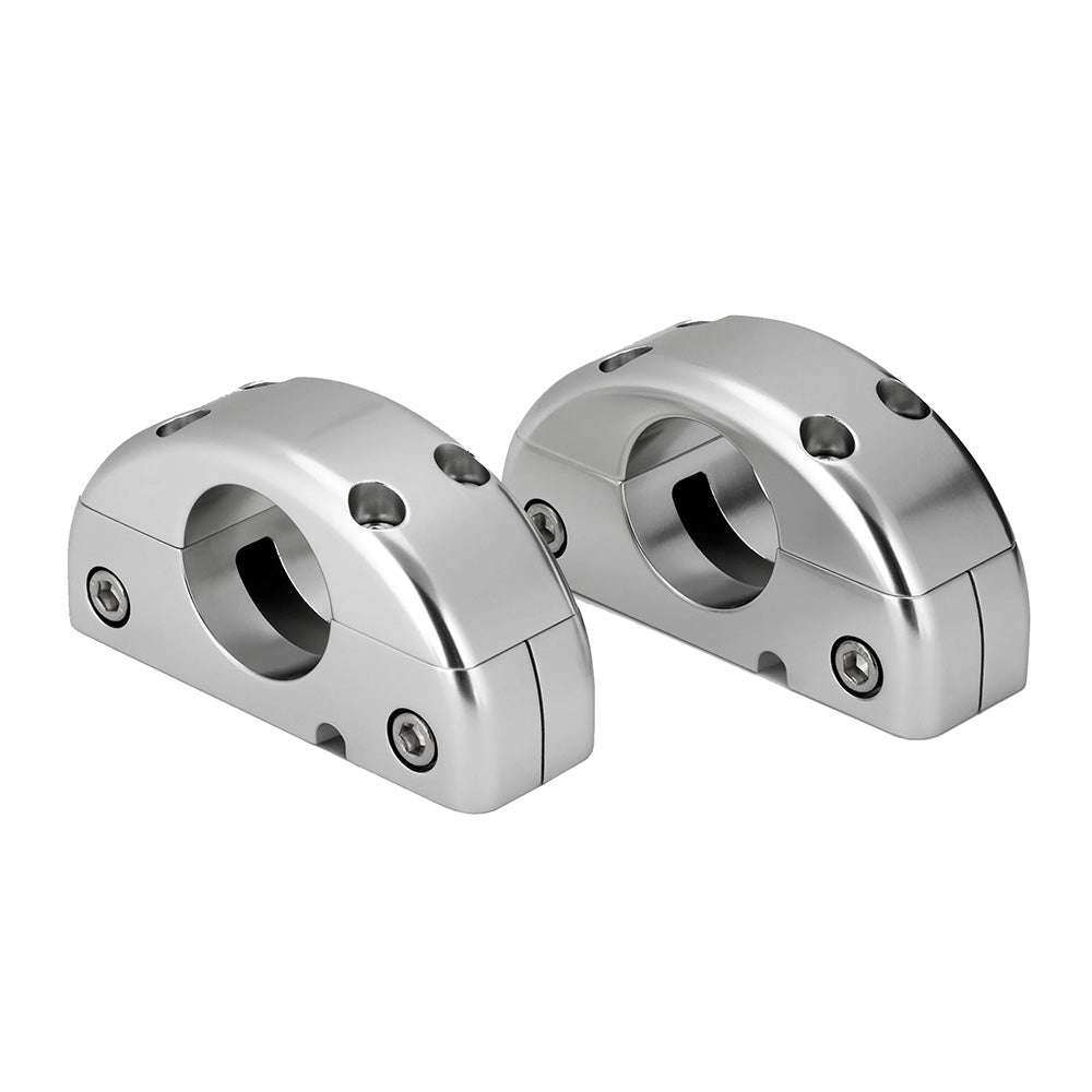 Stainless steel clamp-on mounting brackets for audio or auto installations