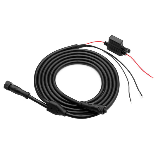Black coiled wiring harness with connectors and red/black wires for car audio installation