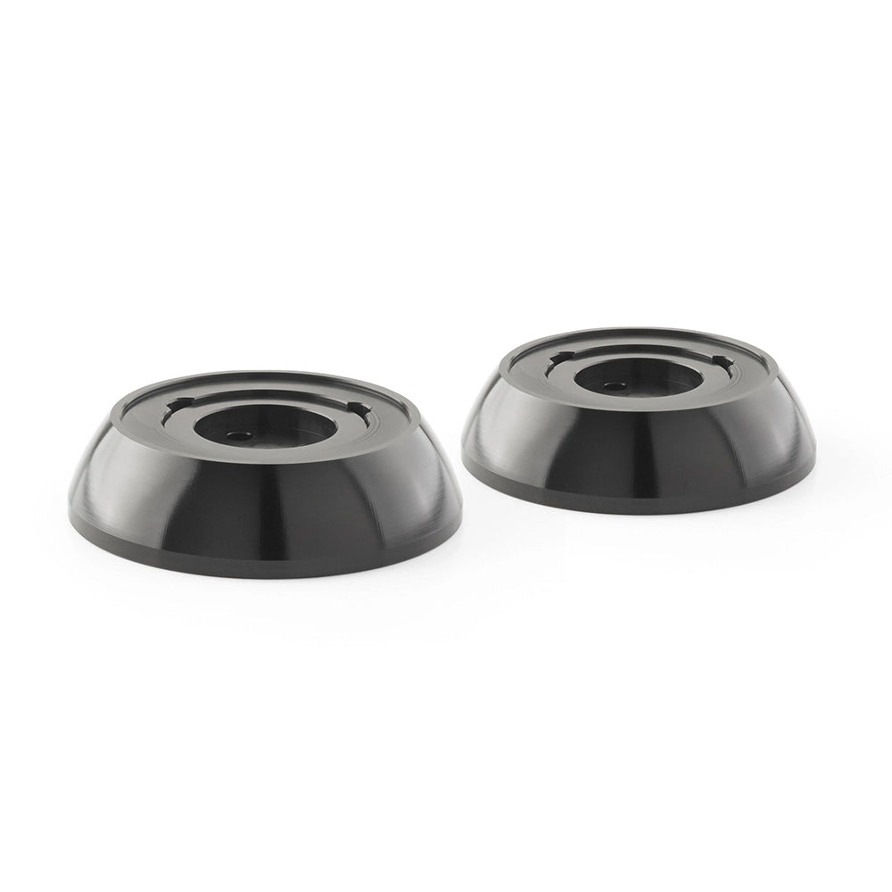 Black car audio speaker mounts for JL Audio or Alpine installation