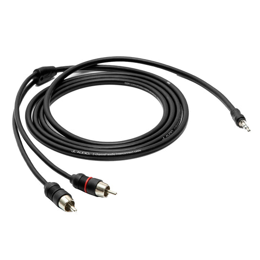 JL Audio 2-channel RCA to 3.5mm audio interconnect cable for car stereo systems
