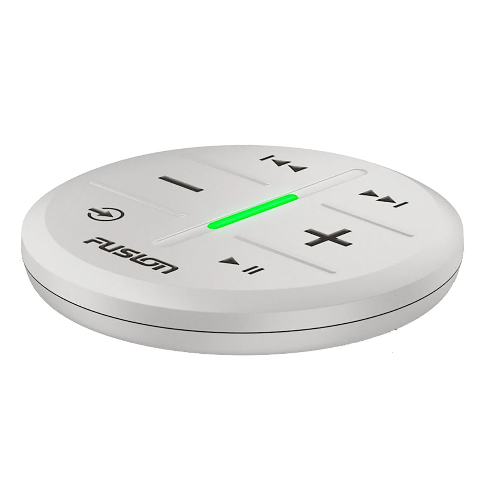 Fusion marine audio remote with green LED, for boat stereo control