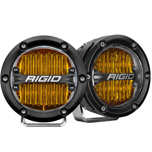Rigid amber LED fog lights for off-road and auto styling