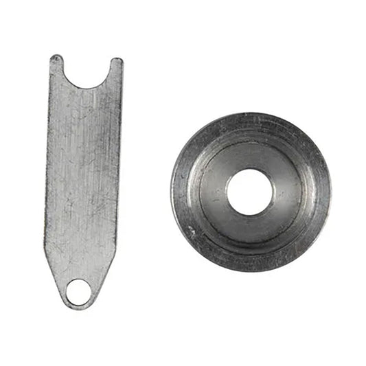 Metal audio installation tool and washer for car stereo or speaker setup