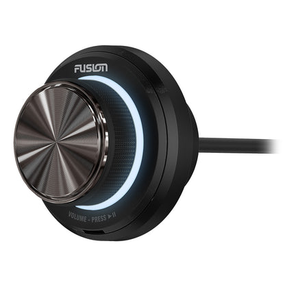 Fusion marine audio volume control knob with LED ring, for boat stereo systems