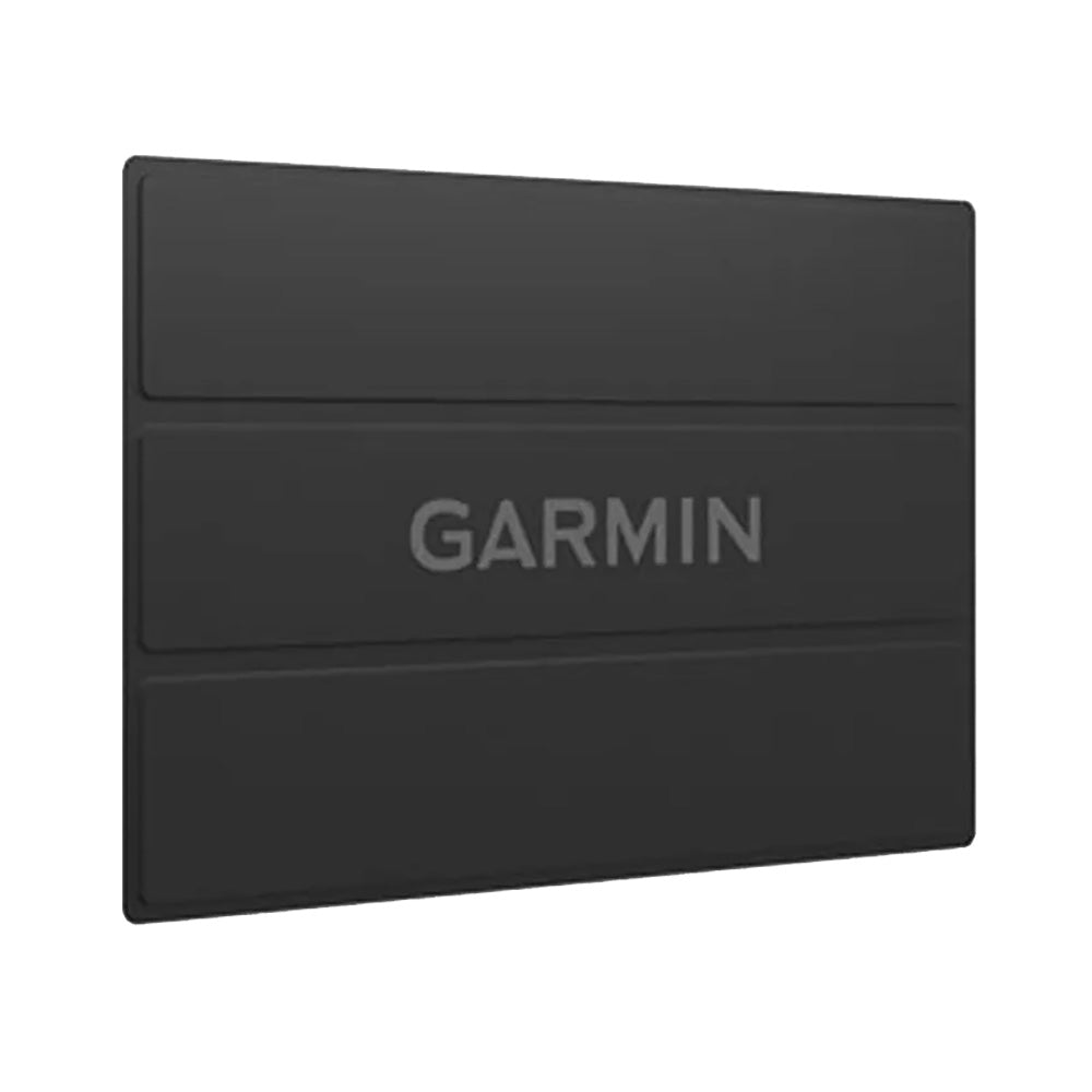 Black Garmin protective cover with embossed logo, sleek design for device protection