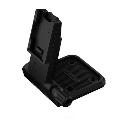 Garmin black mounting bracket for GPS devices, secure fit with textured base