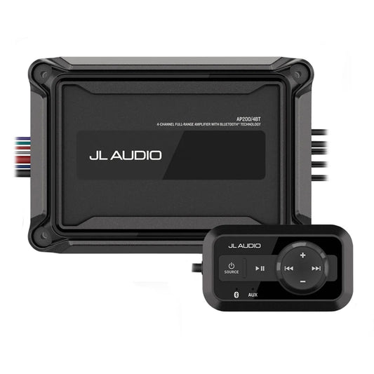 JL Audio AP200/4BT 4-channel amplifier with Bluetooth and remote control for car audio systems