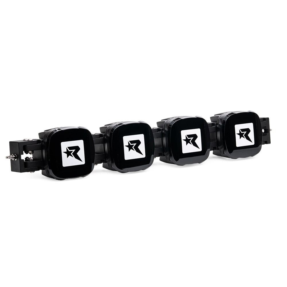 Black JL Audio amplifiers with star-R logo, high-performance car audio components for premium installations