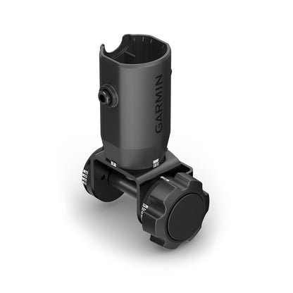 Garmin marine mount for GPS devices, black adjustable bracket with secure locking knobs