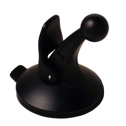 Black suction cup mount with ball head for dash or windshield phone holder