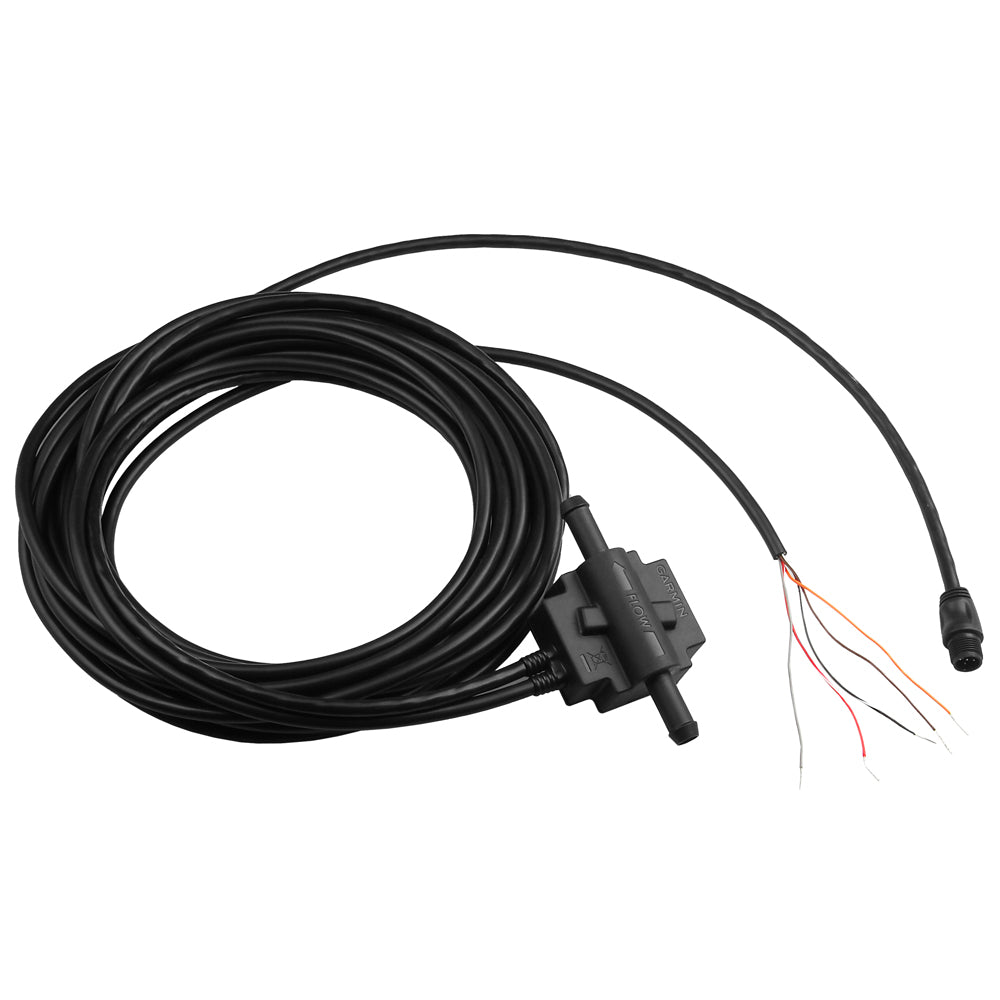 Garmin flow sensor cable with multi-wire connector for marine electronics installation