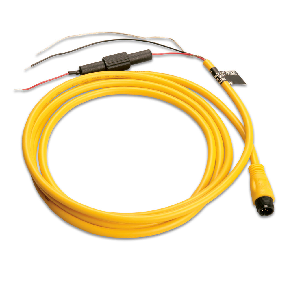 Yellow audio cable with connectors for car stereo installation, featuring red and black wires