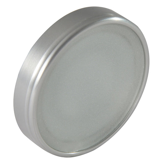 Round aluminum speaker grille with frosted cover for car audio installation
