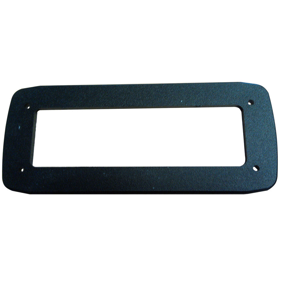 Black car stereo dash kit for aftermarket audio installation