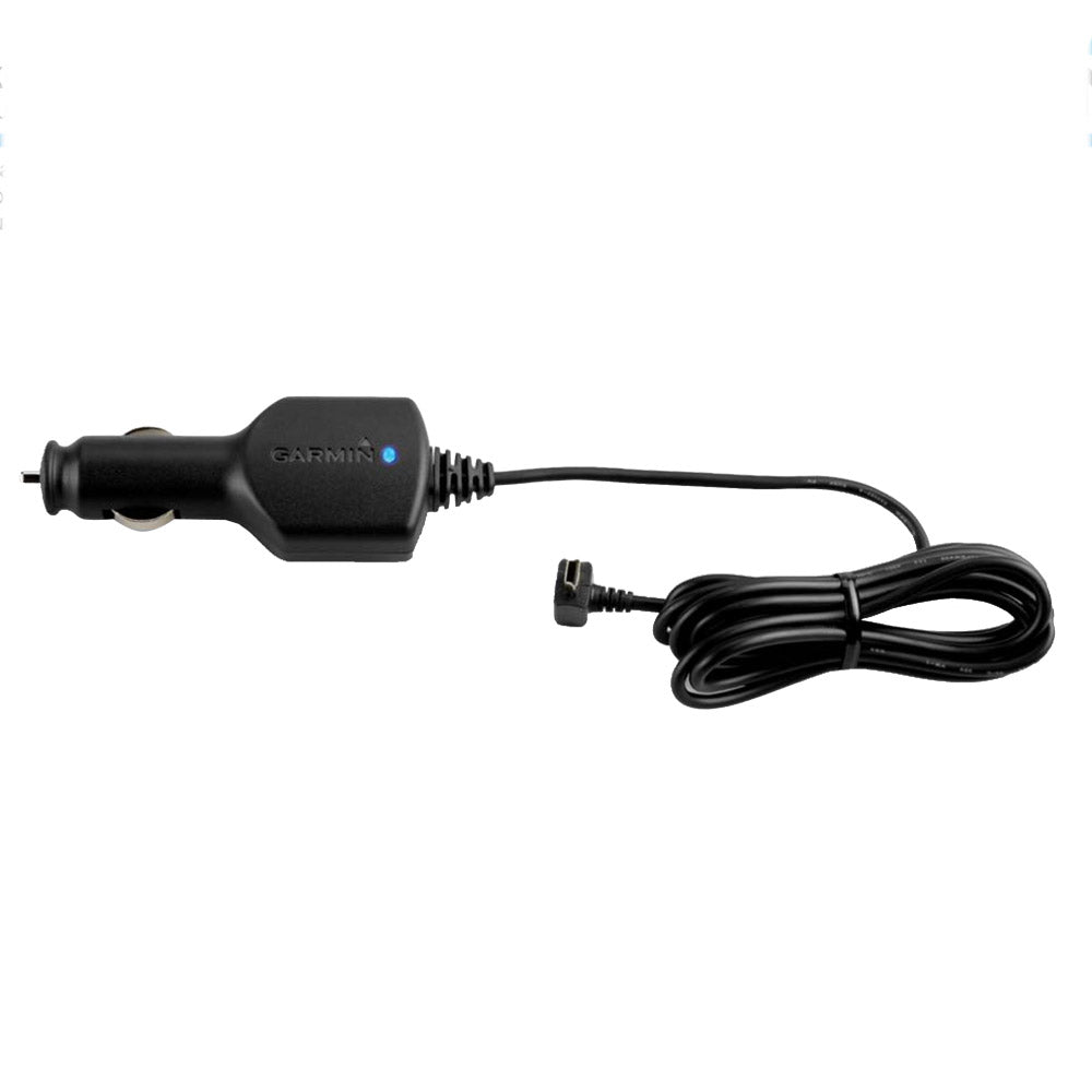 Garmin car charger with coiled cable for vehicle power supply