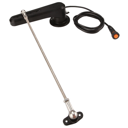 Garmin marine antenna mount with flexible metal arm and suction base for boat navigation systems